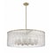 Z-Lite Glacier Chandelier, 12-Light, 32.5 In.W x 12 In.H, Modern Gold/Clear 1943P32-MGLD - alternate 8